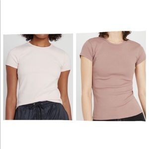 2 frank and oak tees